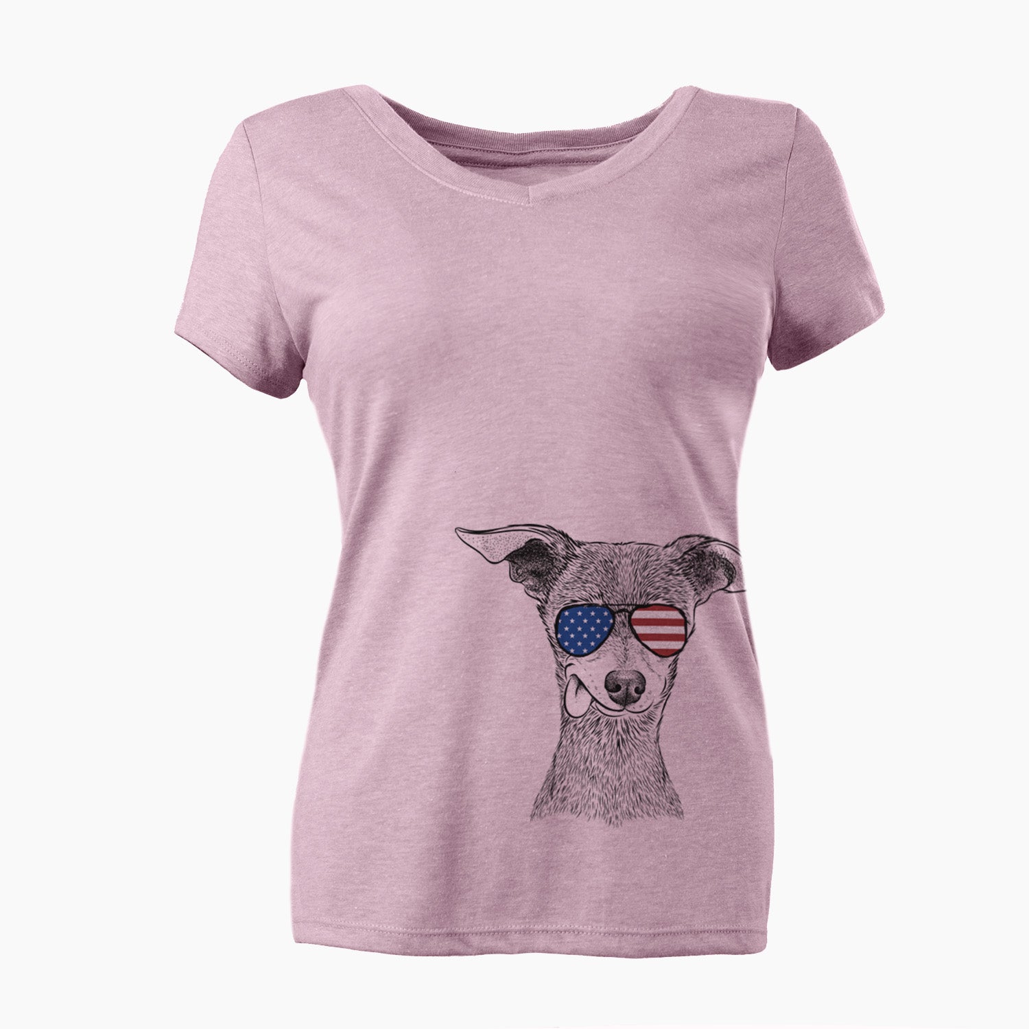 USA Bebe the Chihuahua - Women's Perfect V-neck Shirt