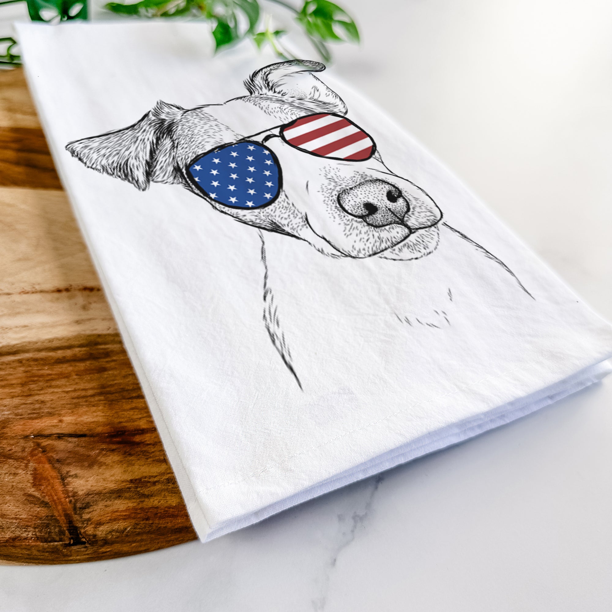 Bosse the Jack Russell Terrier Tea Towel