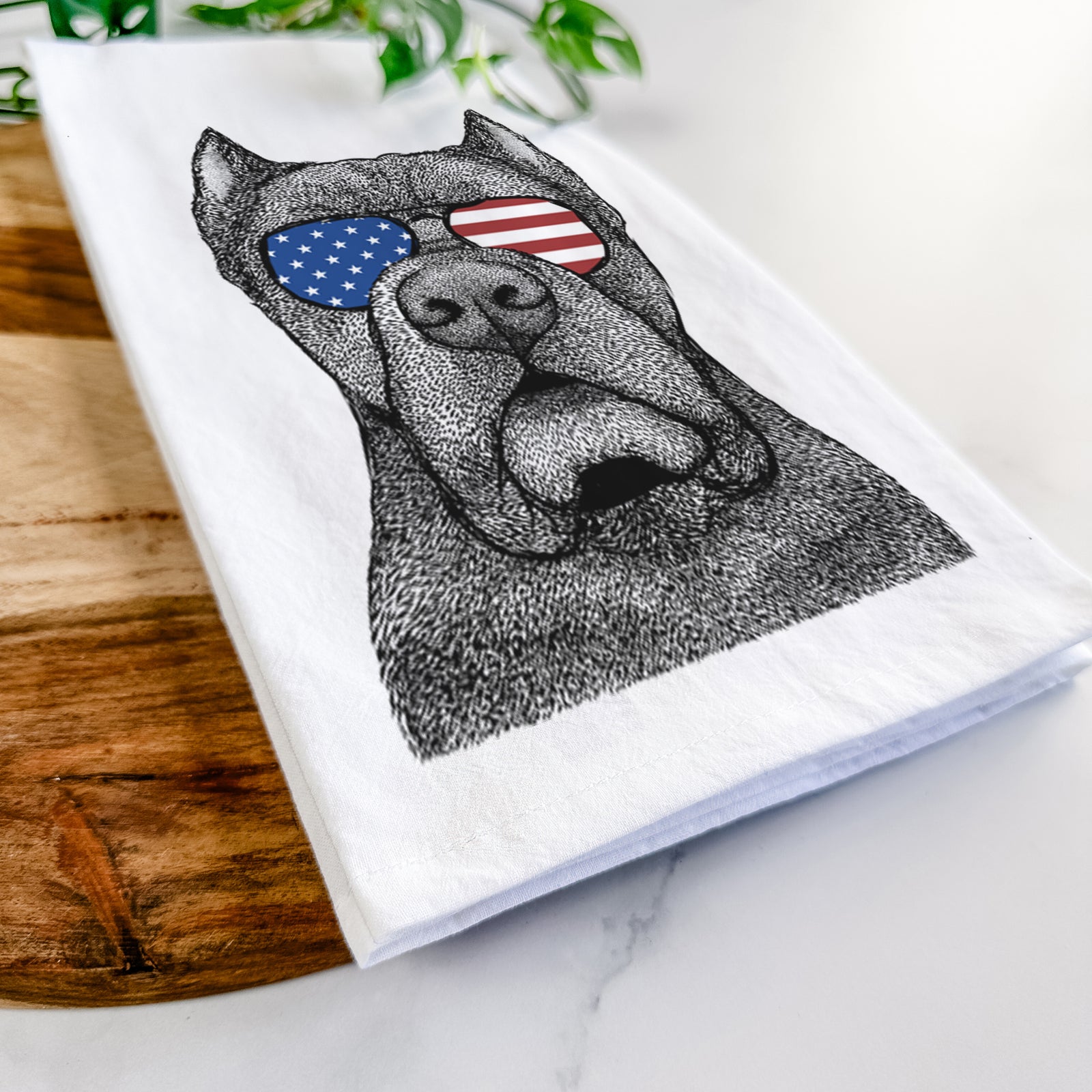 Bruno the Cane Corso Tea Towel