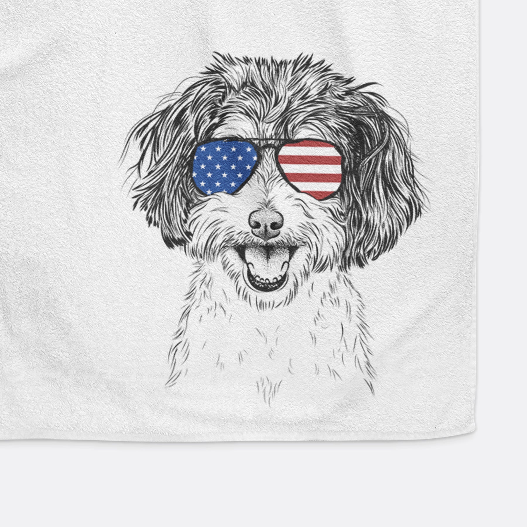 Carlos the Cavapoo Premium Hand Towel