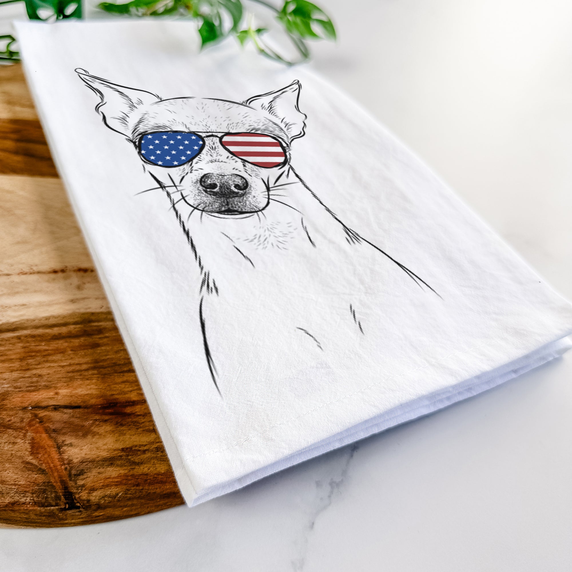 Emee the Chihuahua Tea Towel