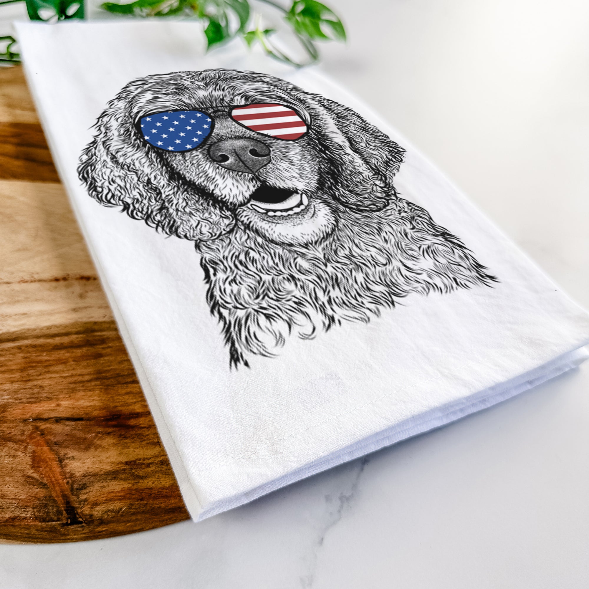 Fannie Mae the Cocker Spaniel Tea Towel