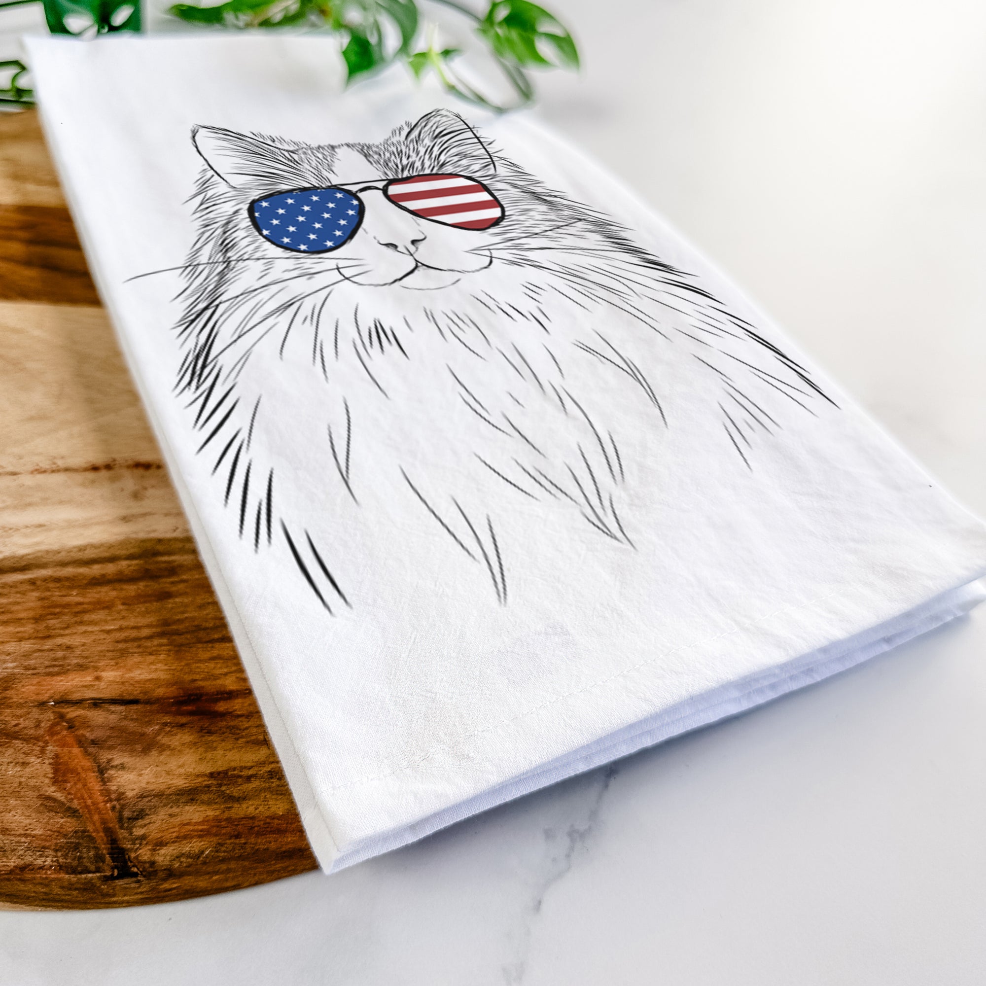 Fiona the Ragdoll Cat Tea Towel