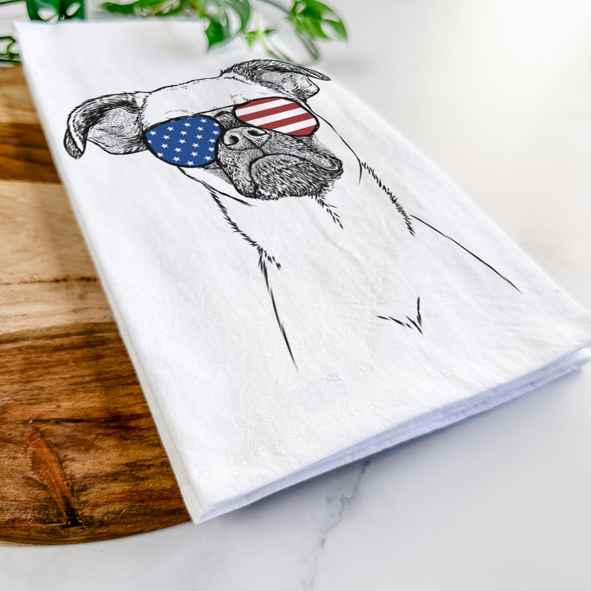 Groot the Brussels Griffon Tea Towel