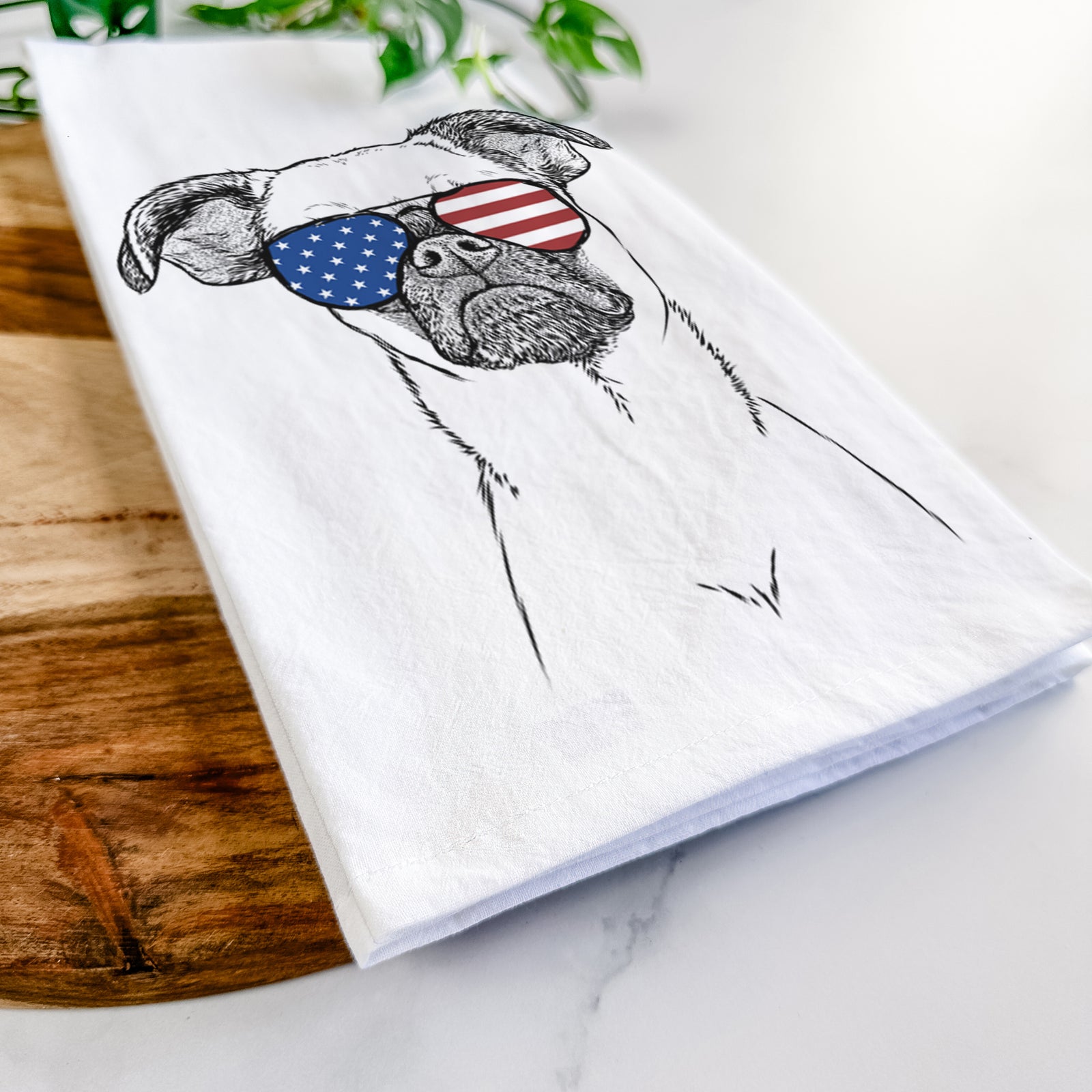 Groot the Brussels Griffon Tea Towel