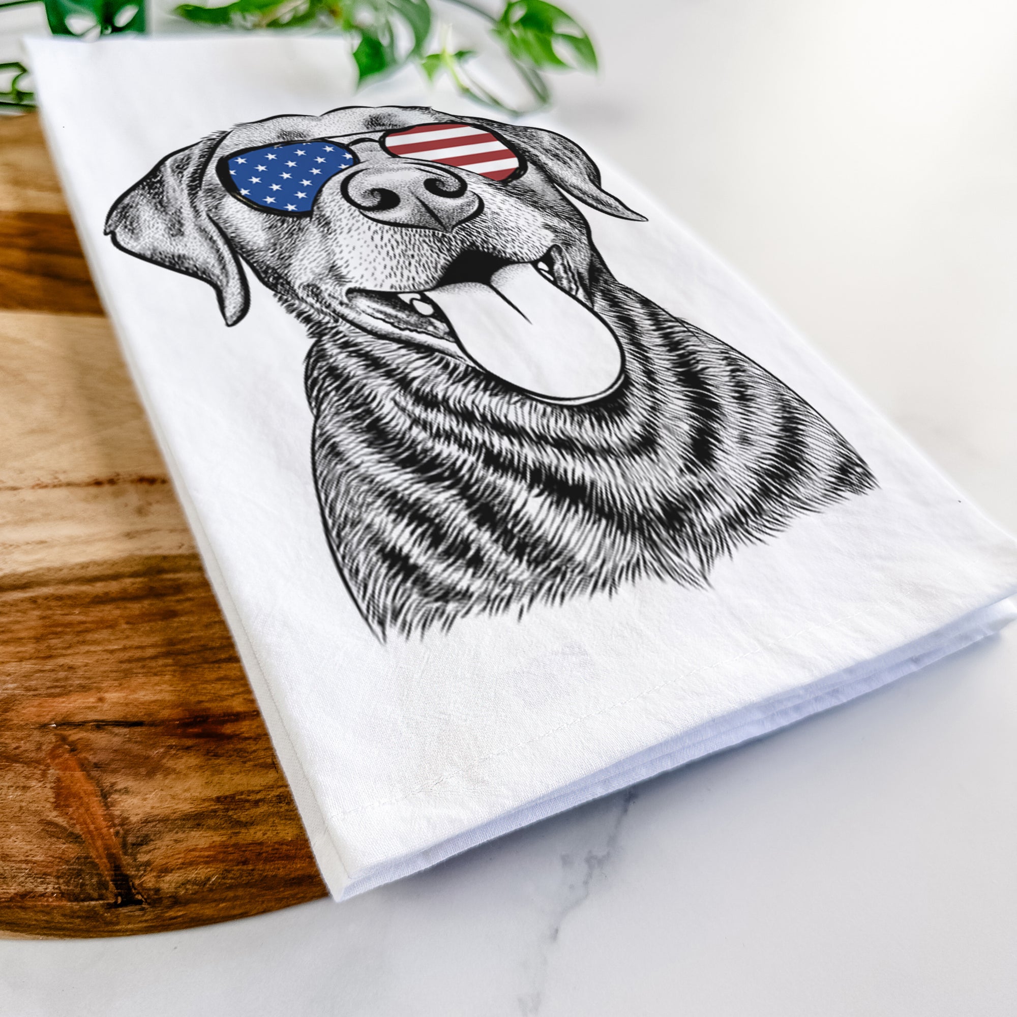 Gwen the Labrador Retriever Tea Towel