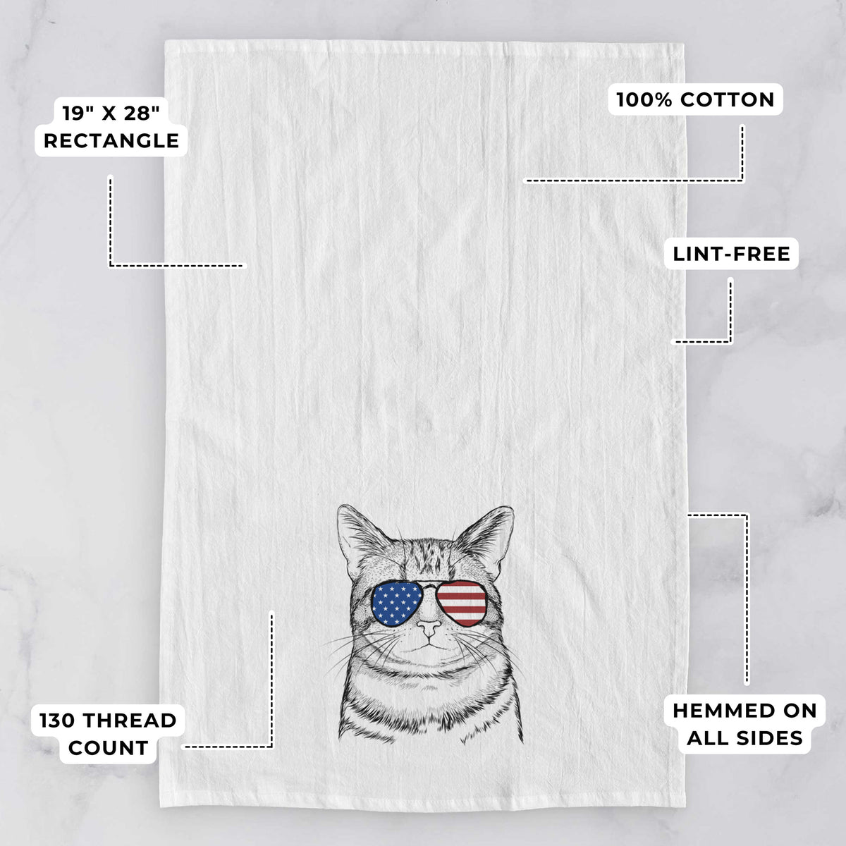 Henry the Bengal Tea Towel