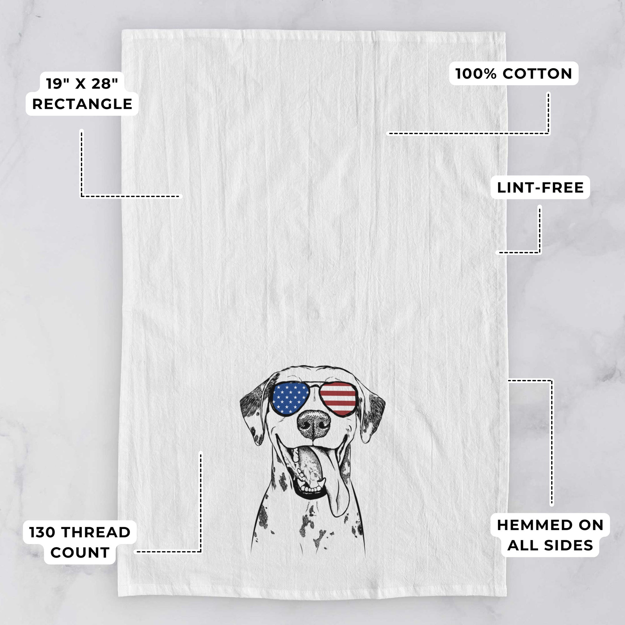 Hydro the Dalmatian Tea Towel