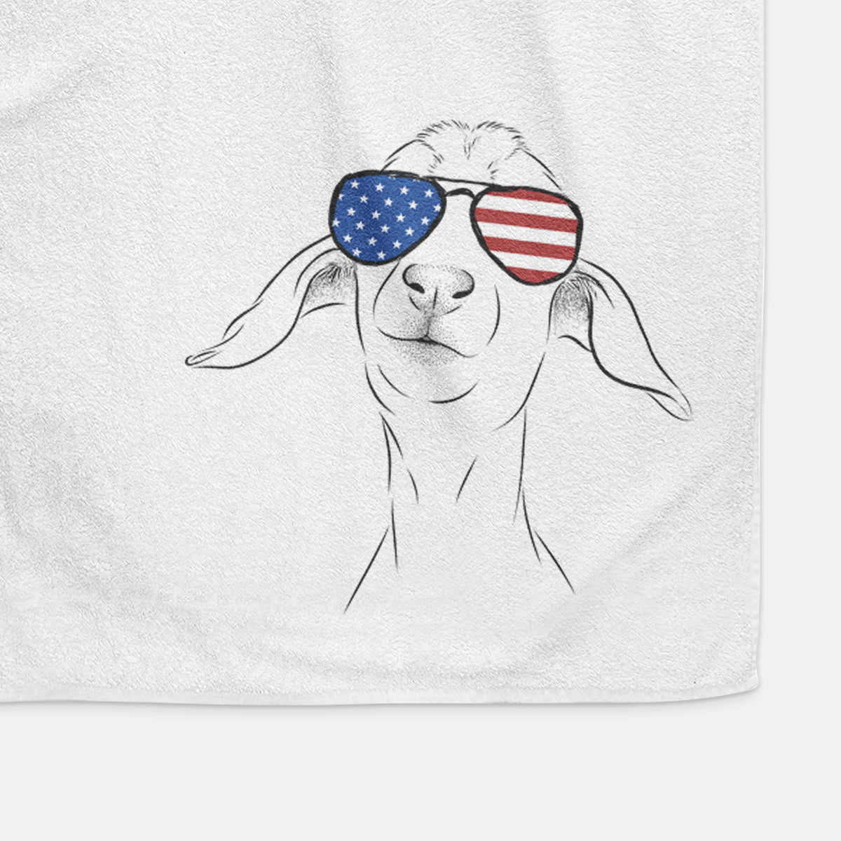 Kara Dune the Spanish Boer Goat Decorative Hand Towel