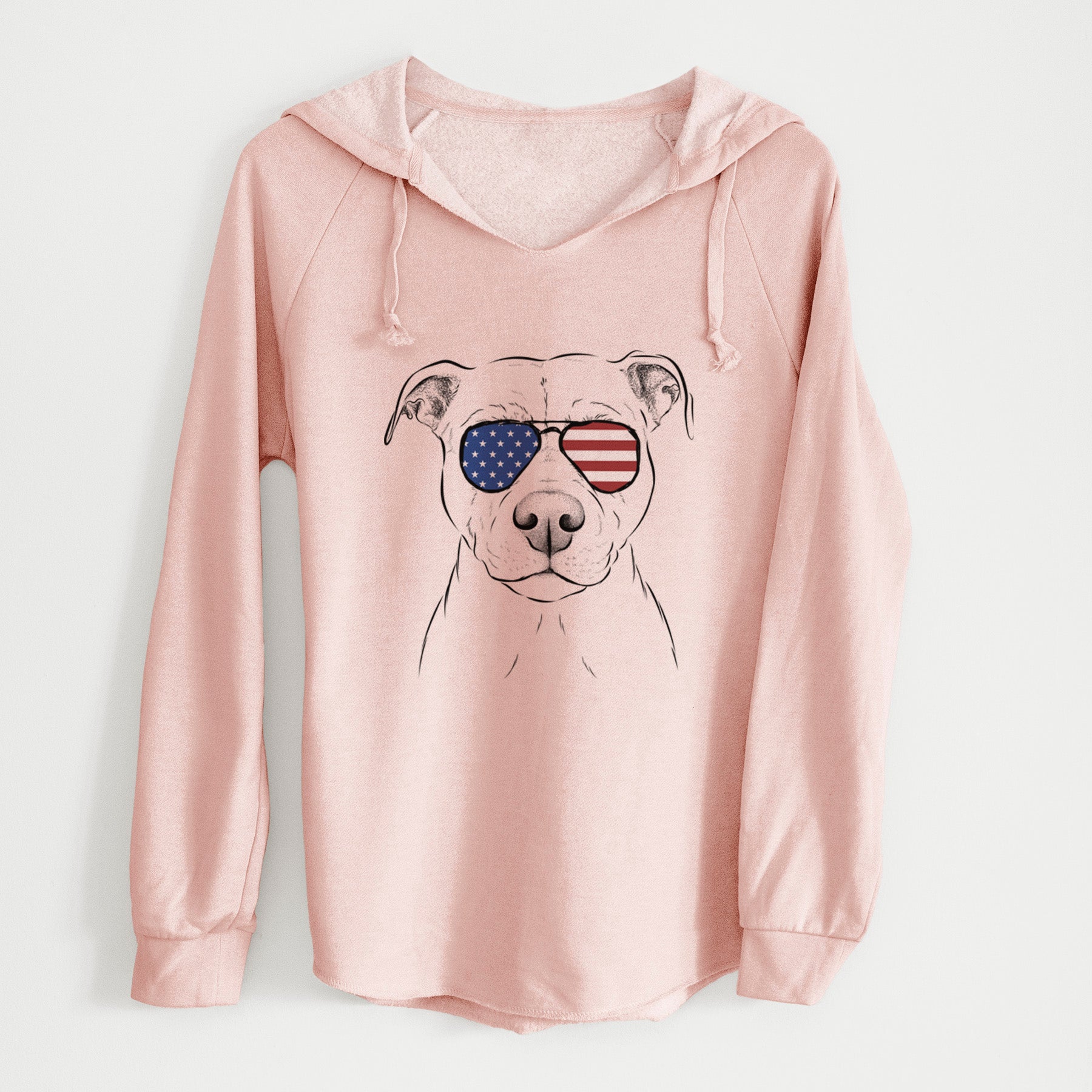 USA Khaleesi the Pitbull - Cali Wave Hooded Sweatshirt