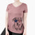 USA Lance the Lab/Shepherd Mix - Women's Perfect V-neck Shirt