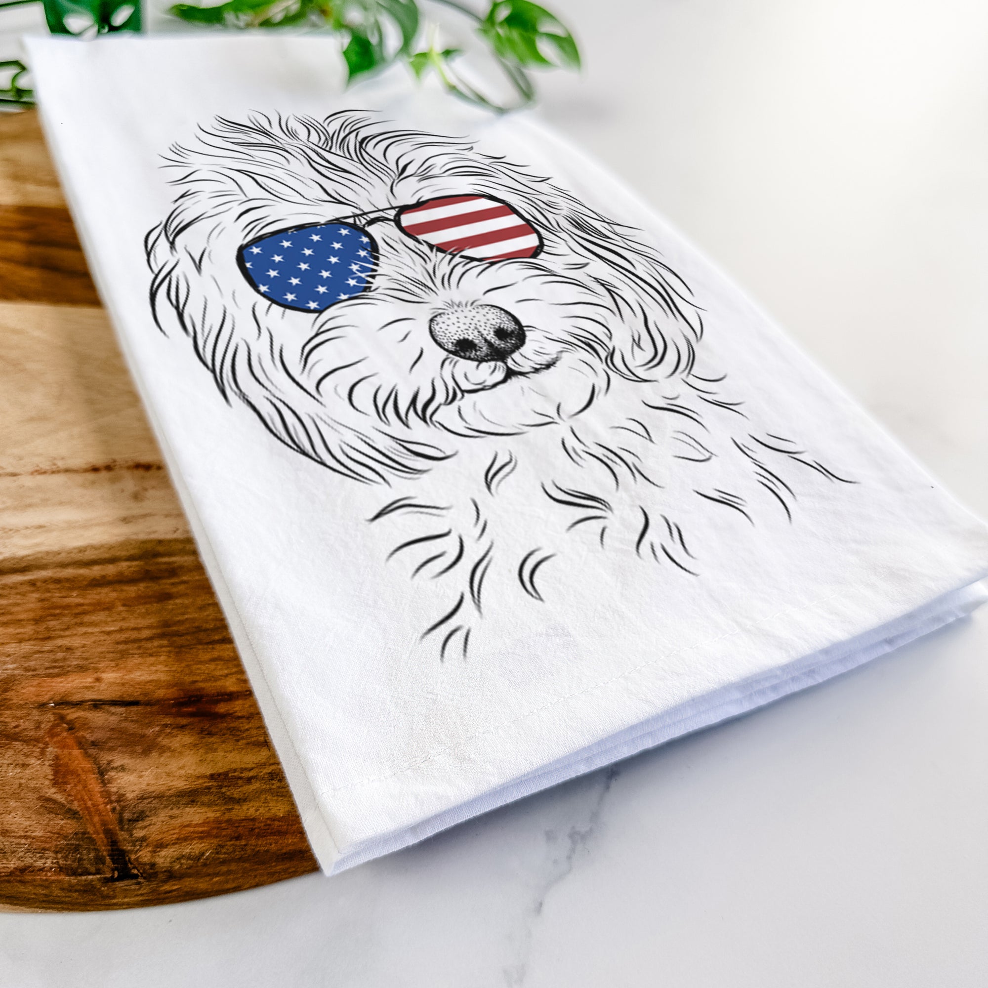 Mason the Cavapoo Tea Towel