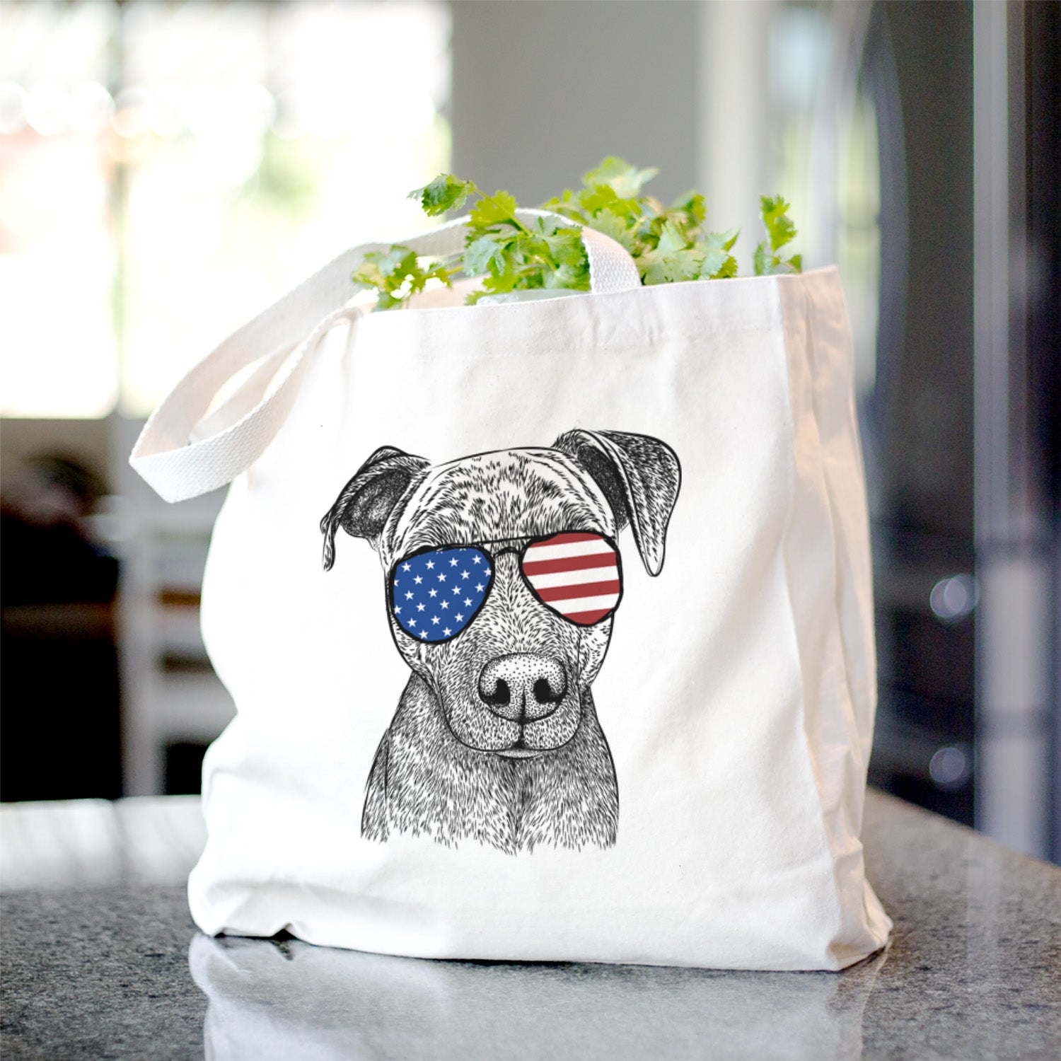 Reeses the Pitbull - Tote Bag