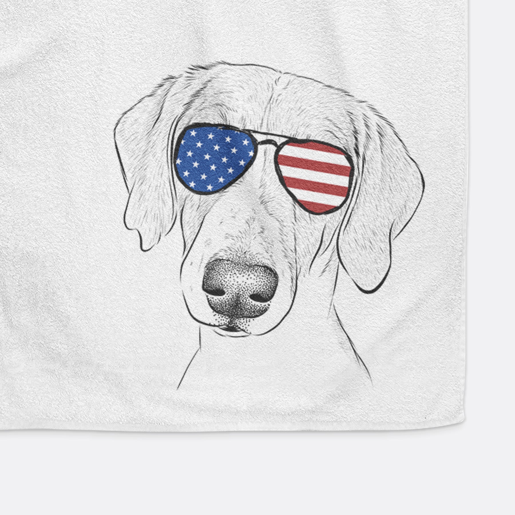 Stanley the Foxhound Decorative Hand Towel