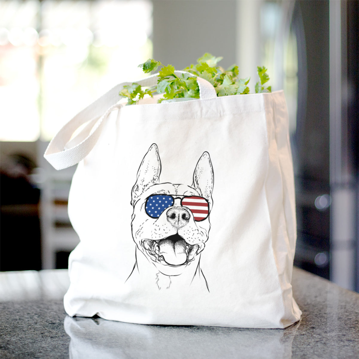 Wally the Pitbull - Tote Bag