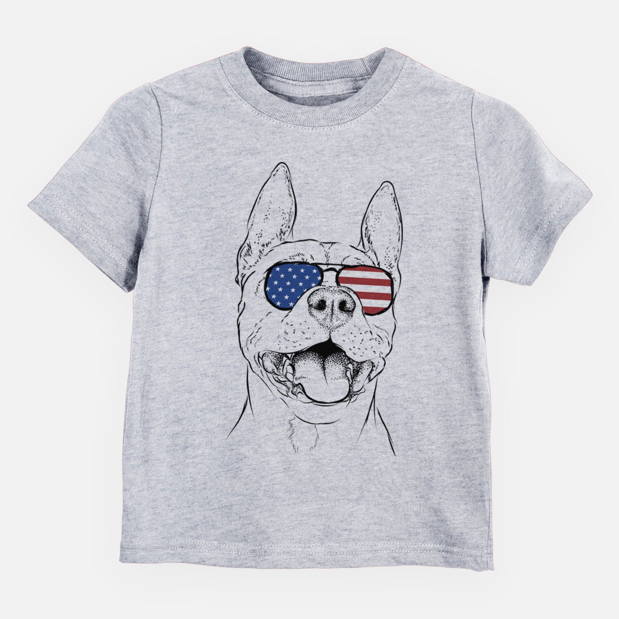 USA Wally the Pitbull - Kids/Youth/Toddler Shirt