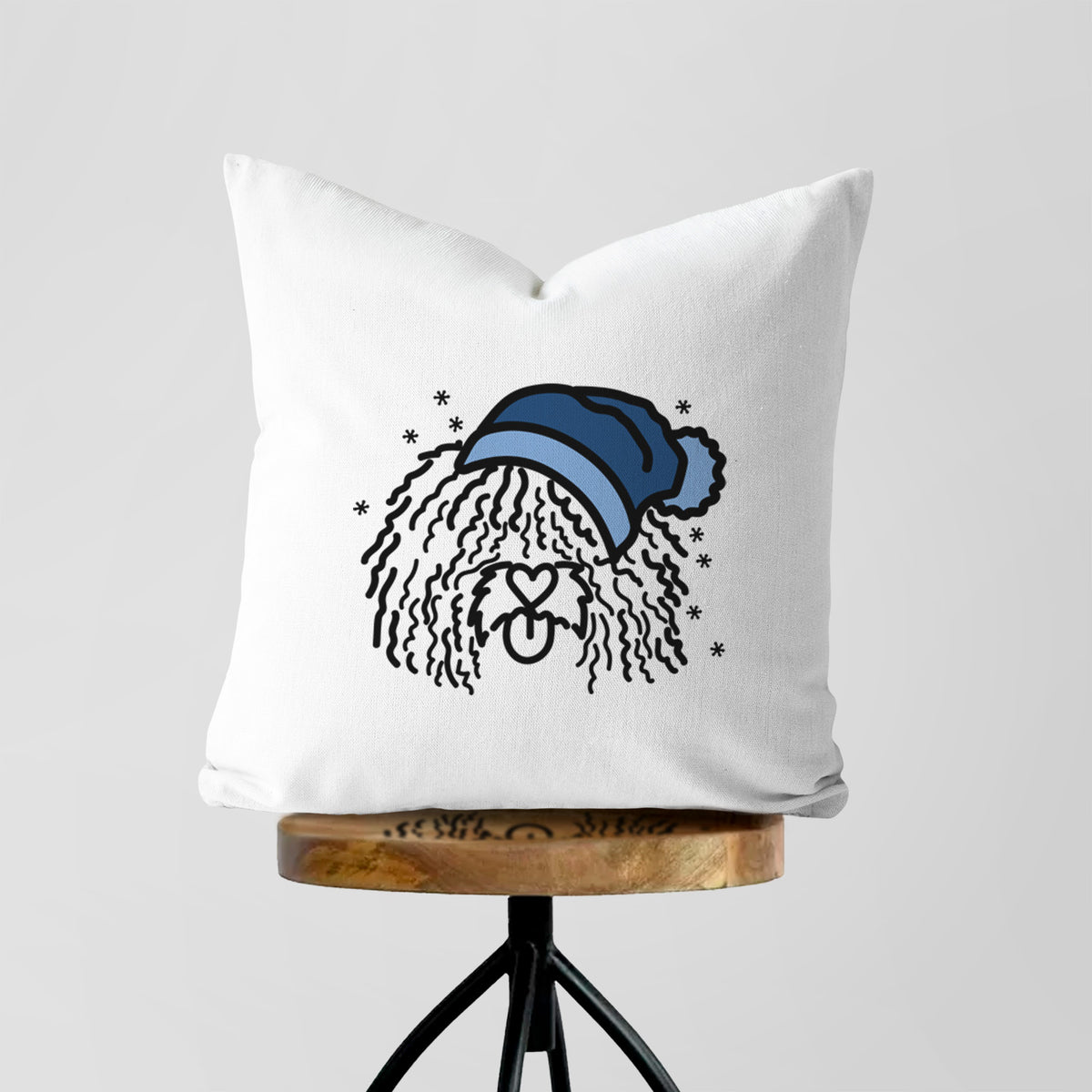 Love Always Spanish Water Dog - Alba -  Throw Pillow Cover