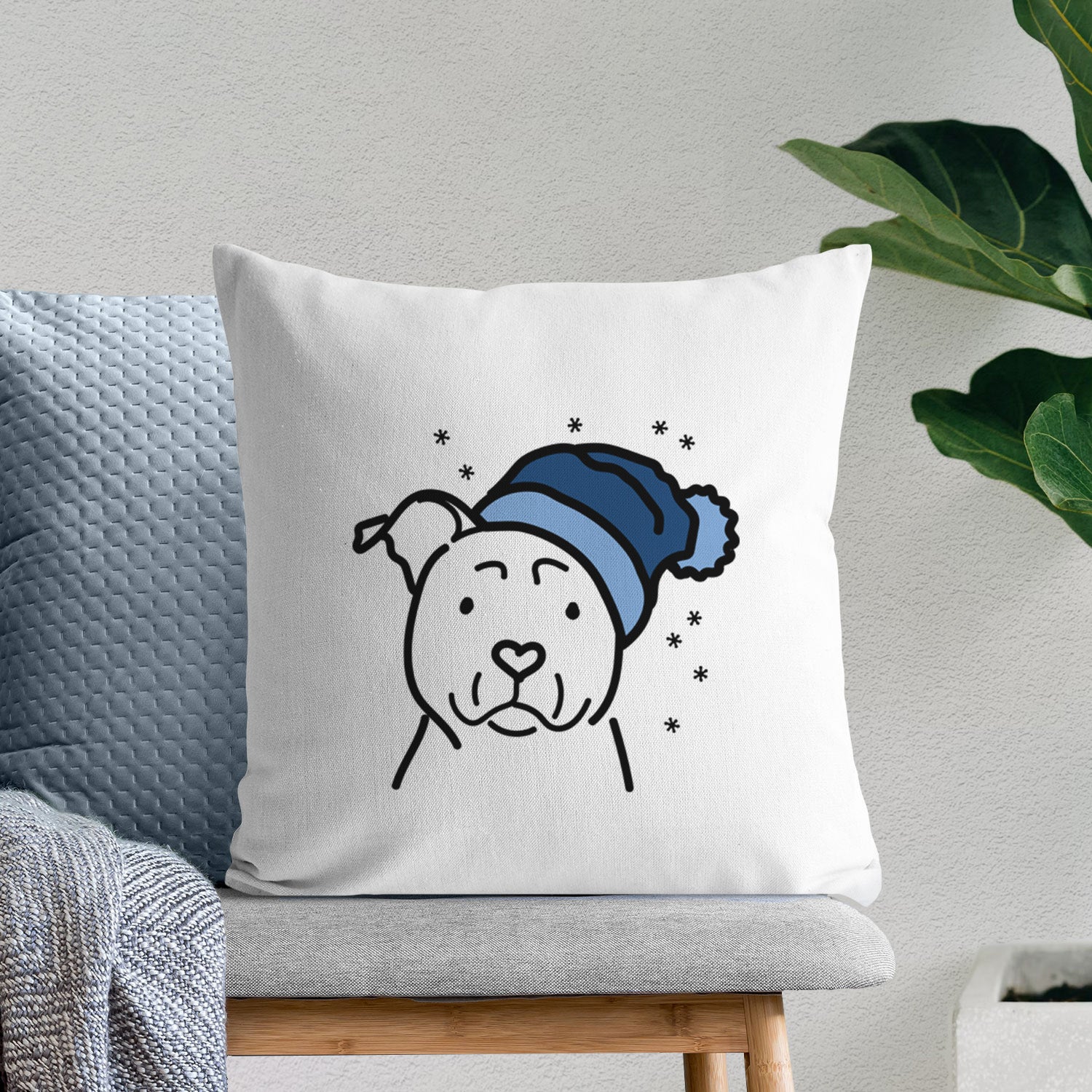 Love Always American Staffordshire Terrier - Throw Pillow Cover