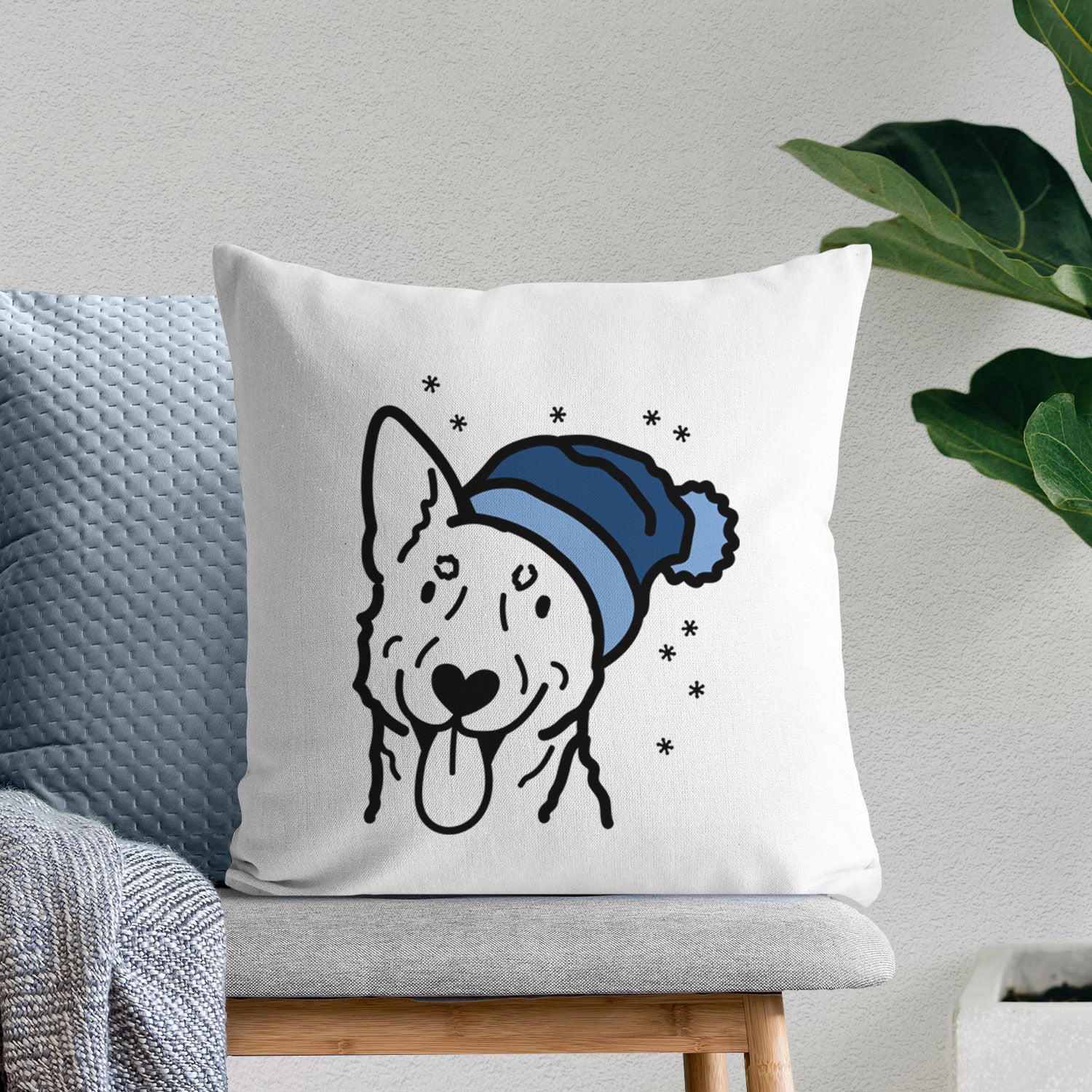 Love Always Australian Cattle Dog - Throw Pillow Cover