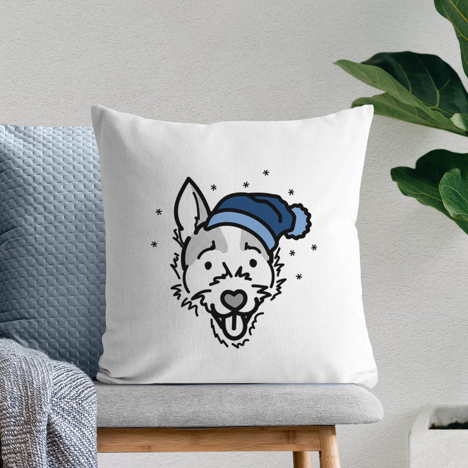 Love Always Jack Russell Terrier - Baxter -  Throw Pillow Cover