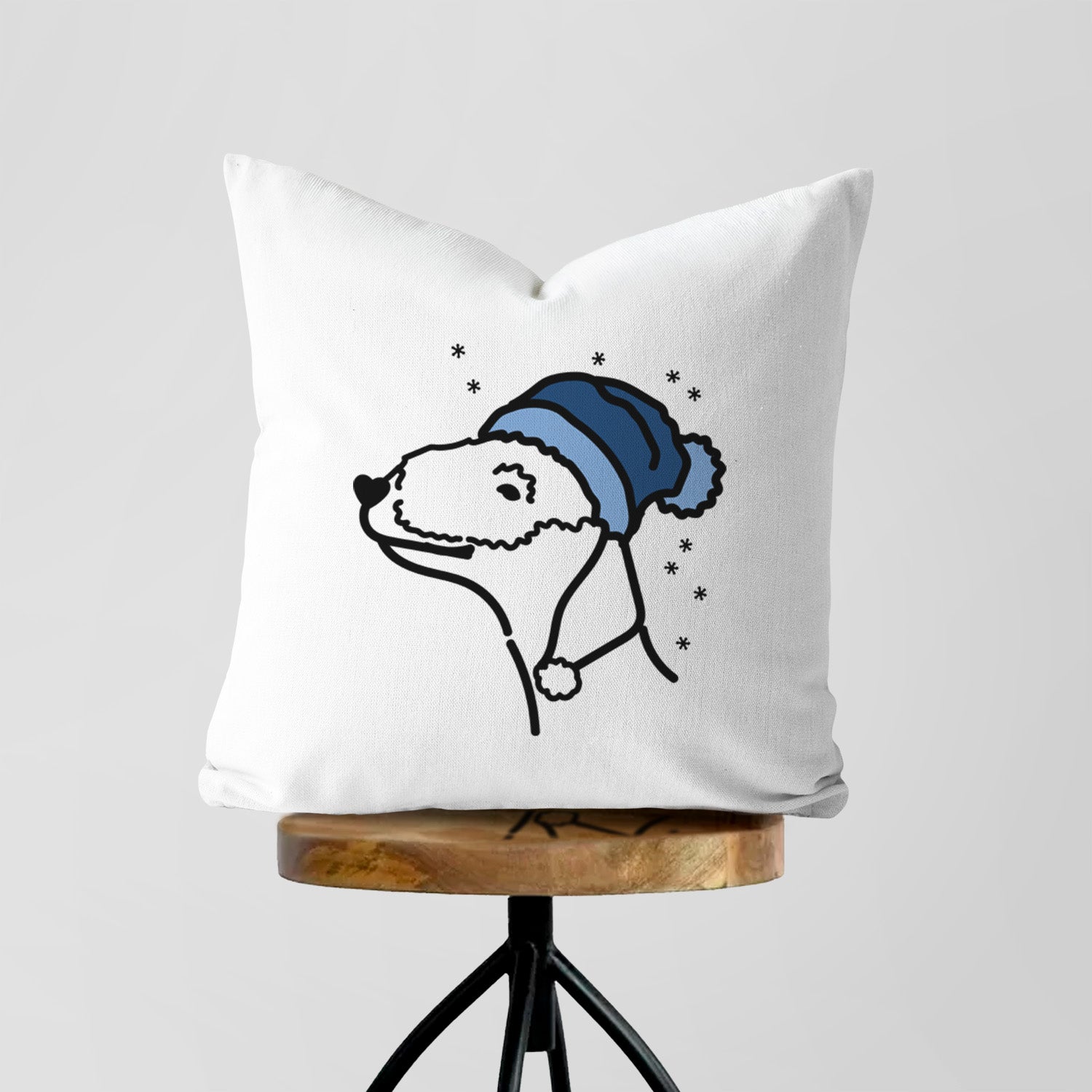 Love Always Bedlington Terrier - Throw Pillow Cover
