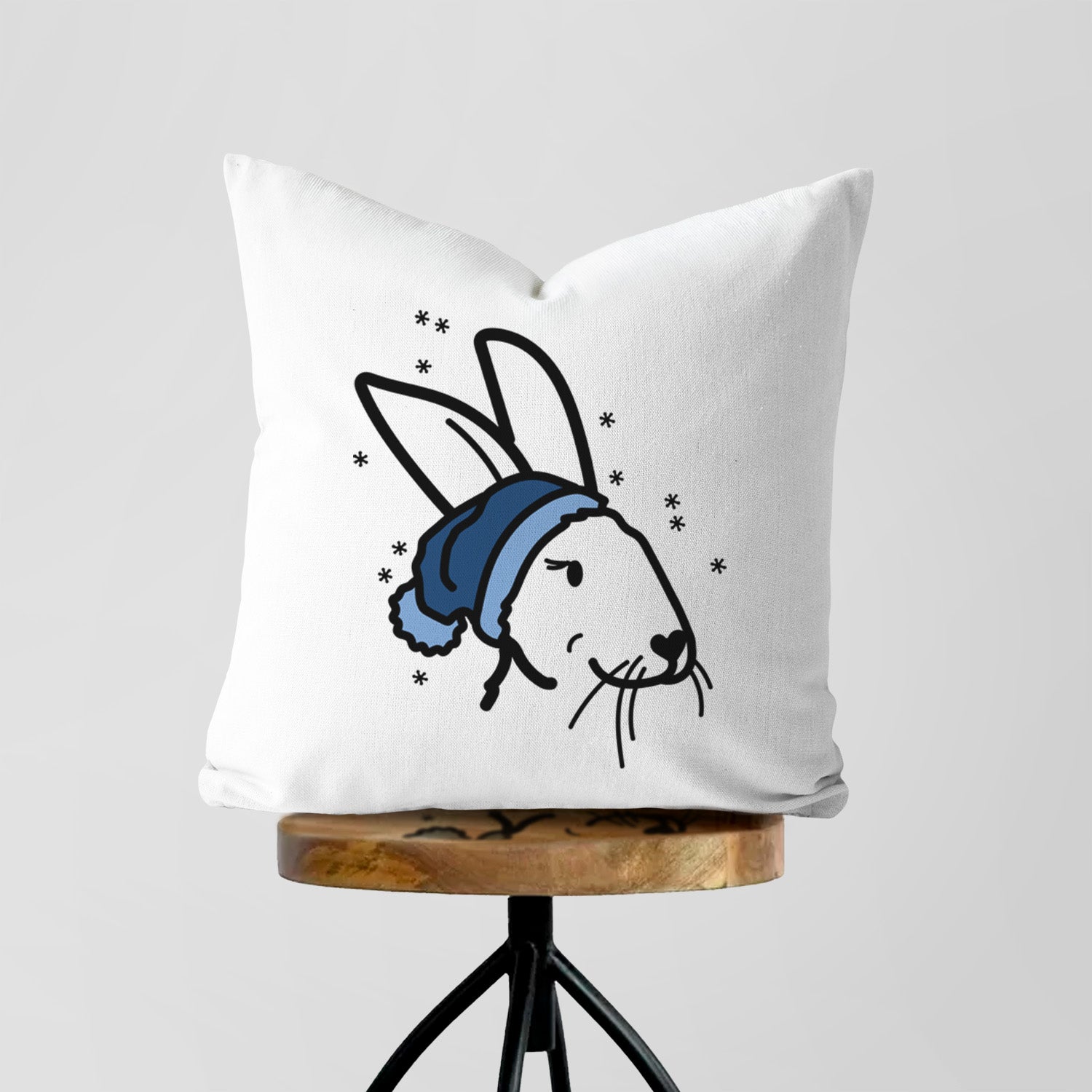 Love Always Rex Rabbit - Betsy -  Throw Pillow Cover