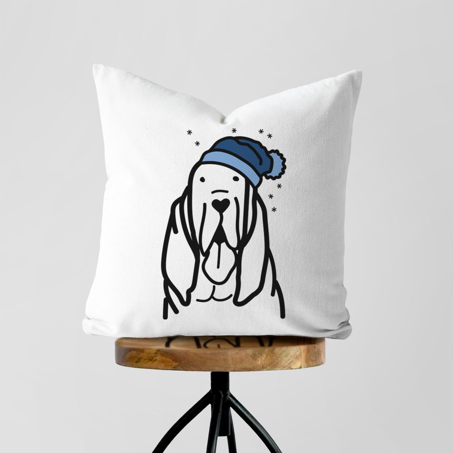 Love Always Bloodhound - Throw Pillow Cover