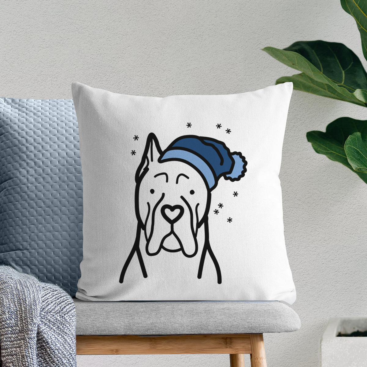Love Always CaneCorso - Throw Pillow Cover