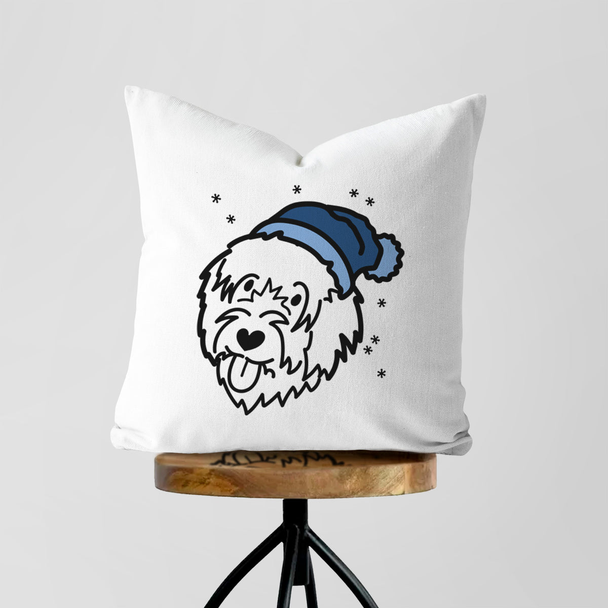 Love Always Catalan Sheepdog - Throw Pillow Cover