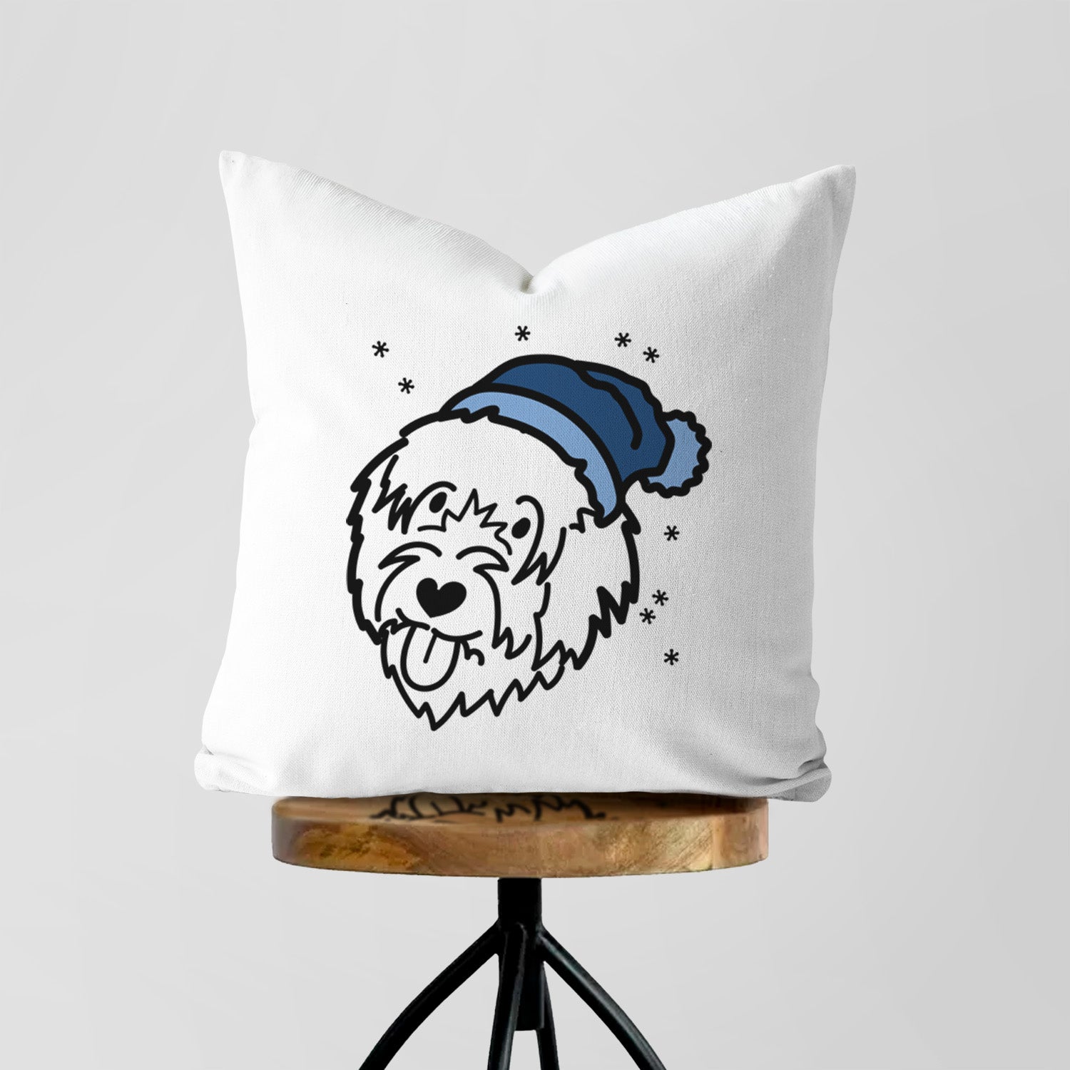 Love Always Catalan Sheepdog - Throw Pillow Cover