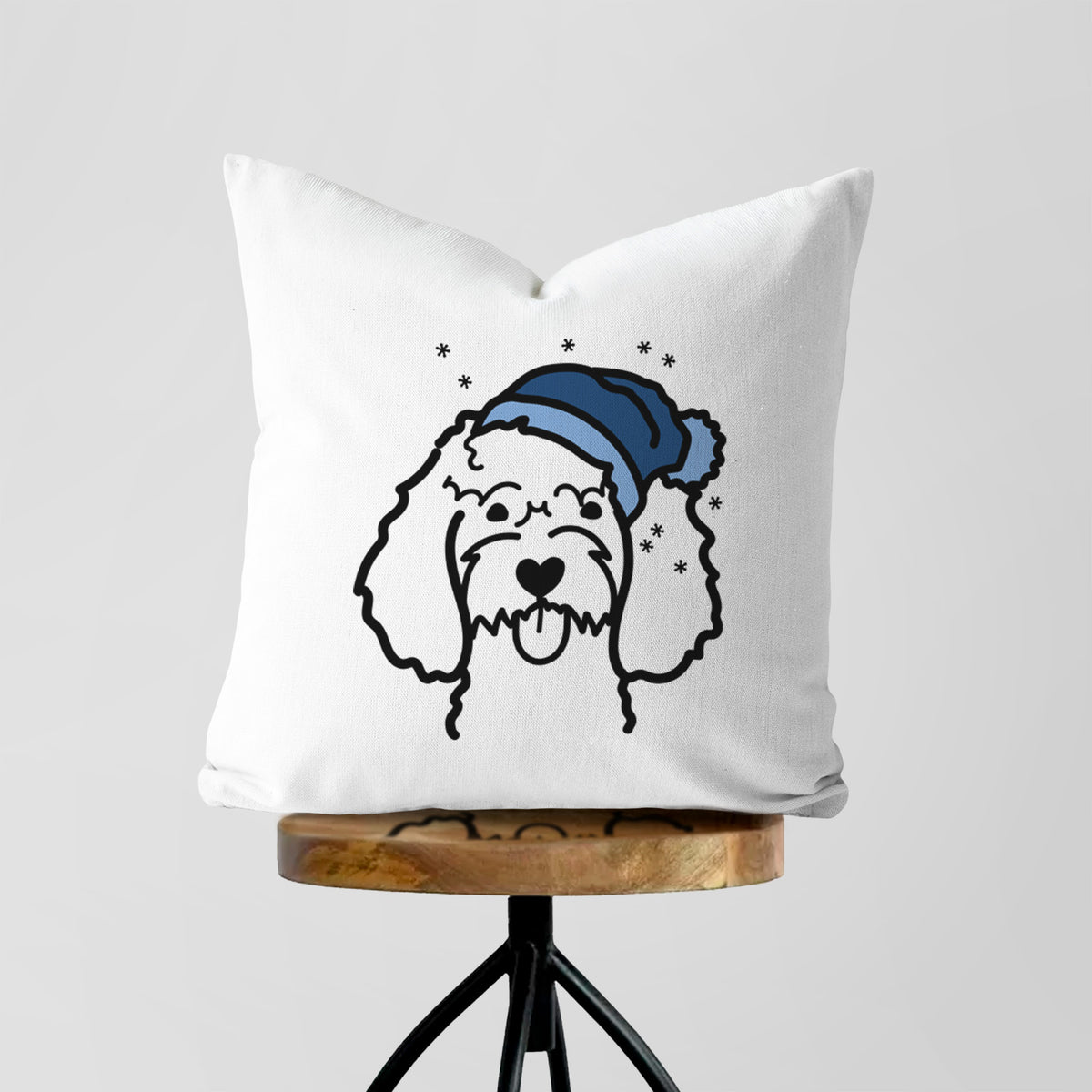 Love Always Cockapoo - Throw Pillow Cover