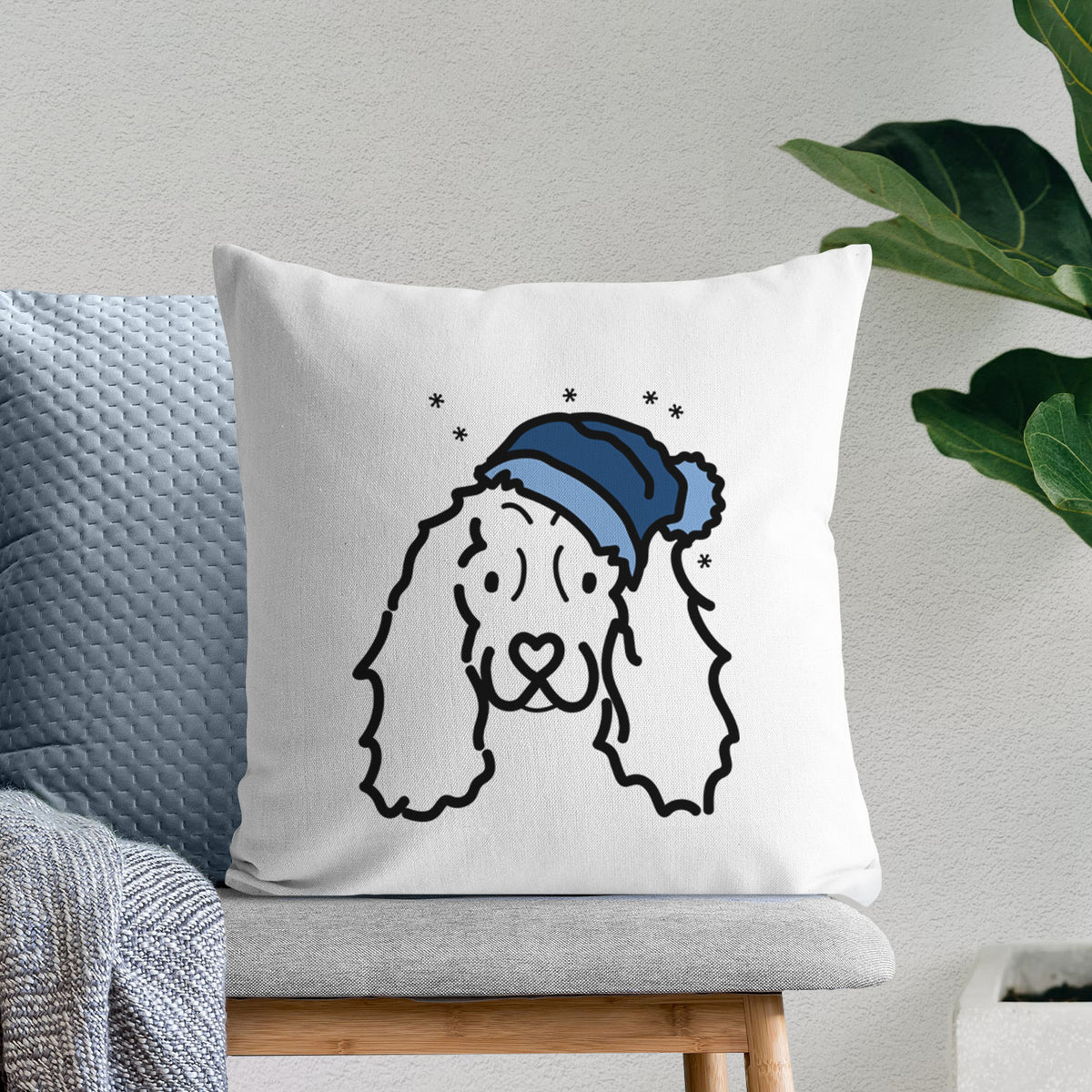 Love Always American Cocker Spaniel - Throw Pillow Cover