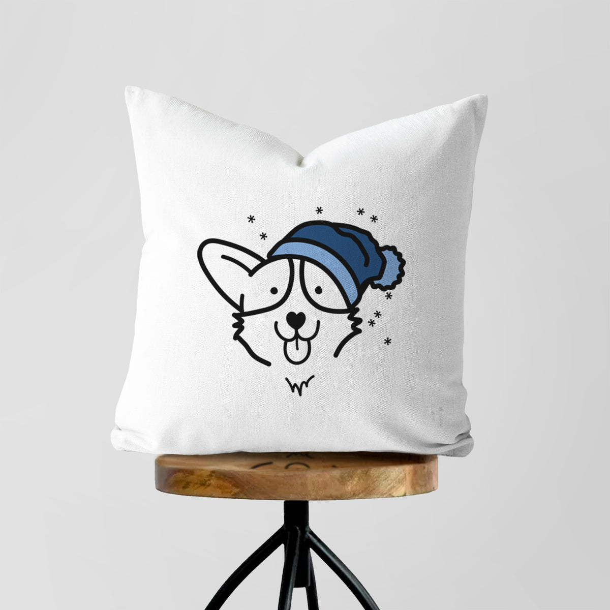 Love Always Corgi - Throw Pillow Cover