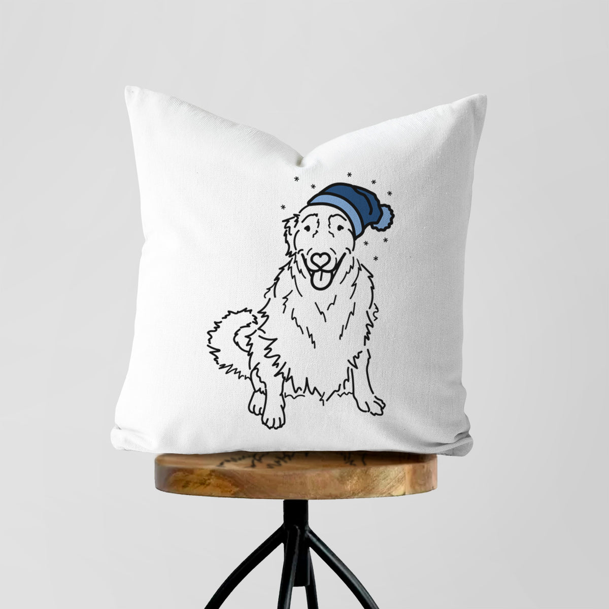 Love Always Golden Retriever - Daisy -  Throw Pillow Cover