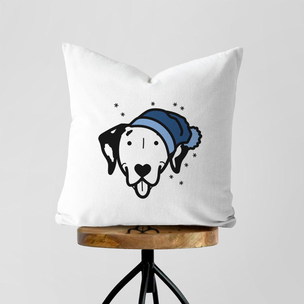 Love Always Dalmatian - Throw Pillow Cover