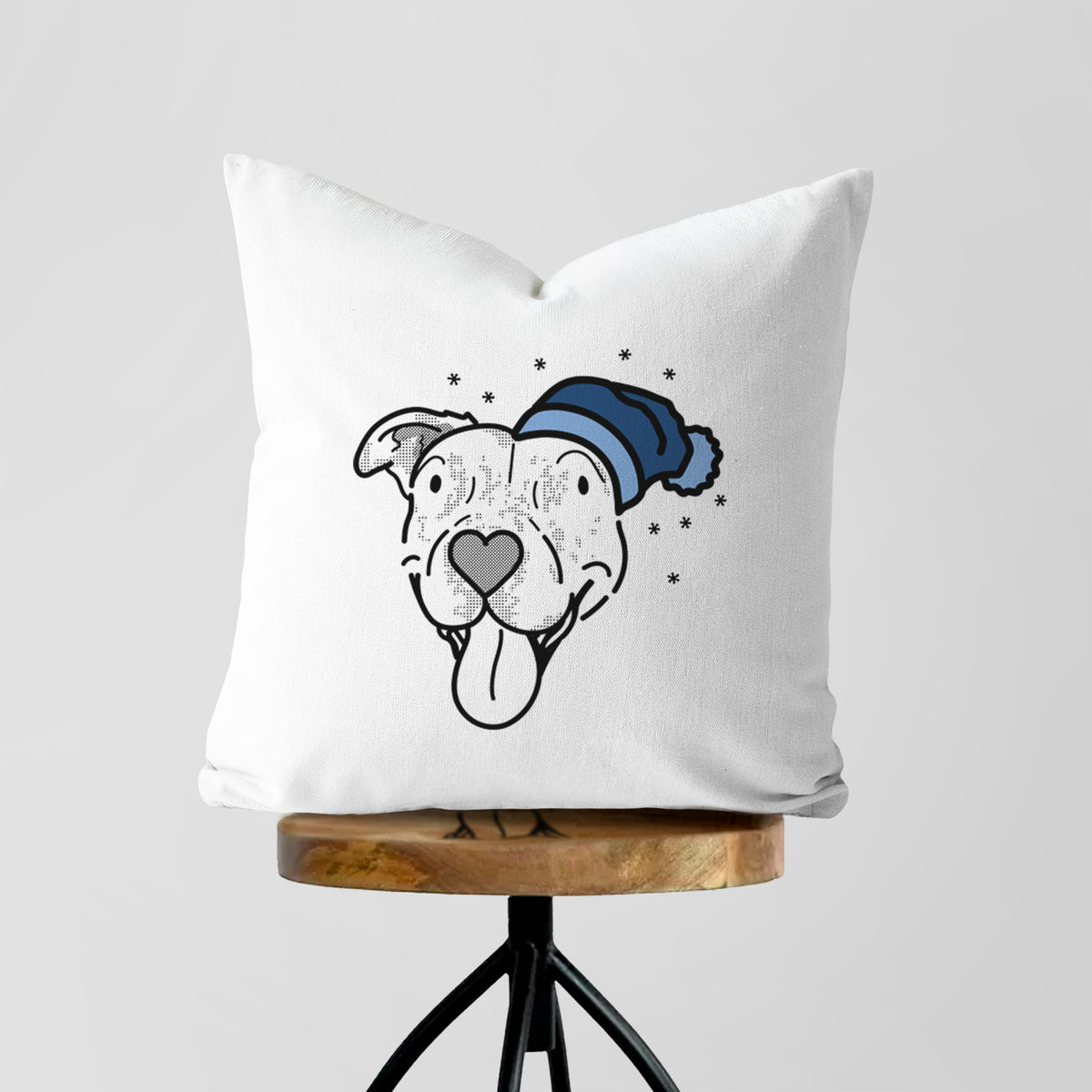 Love Always Pitbull Mix - Dottie -  Throw Pillow Cover