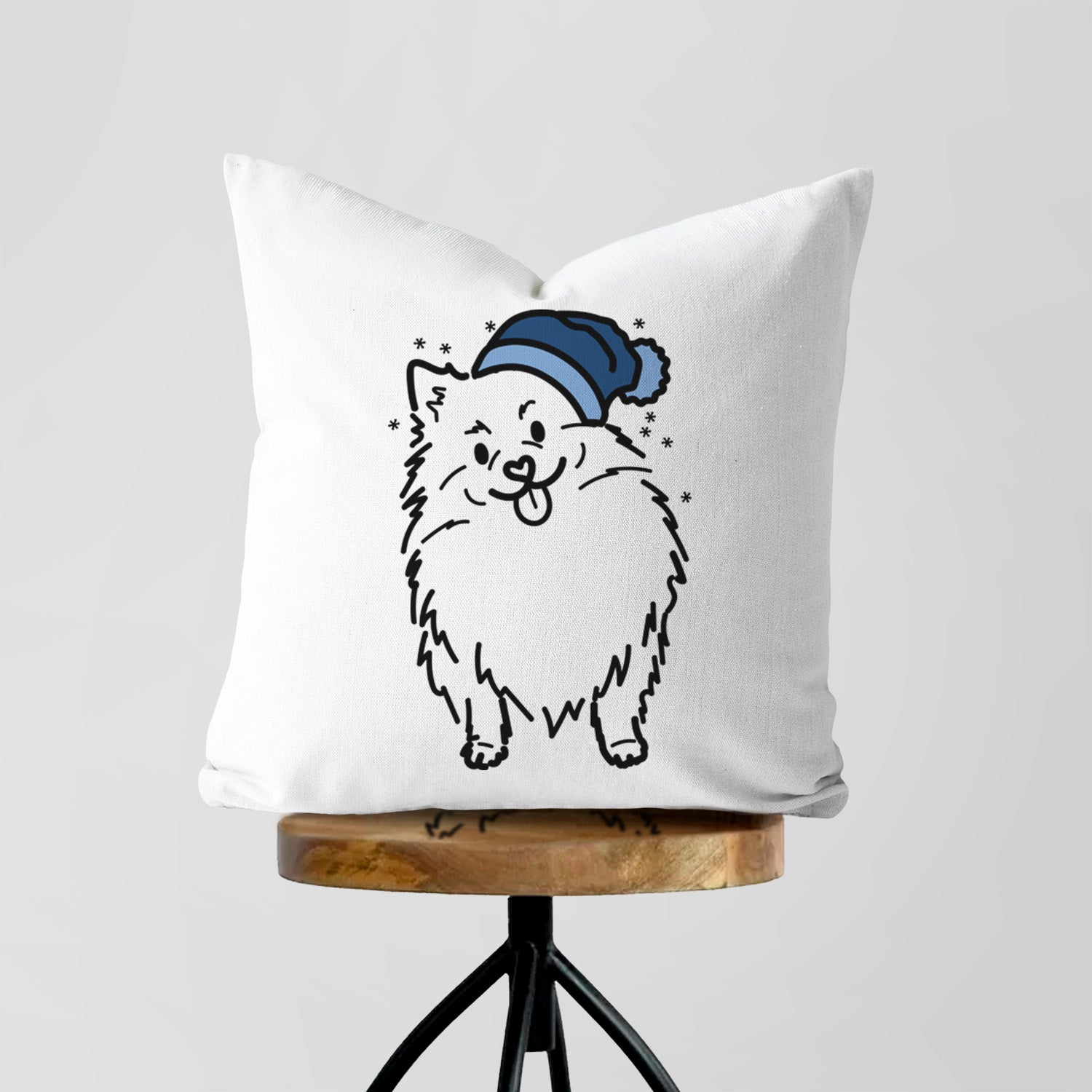 Love Always Pomeranian - Fern -  Throw Pillow Cover