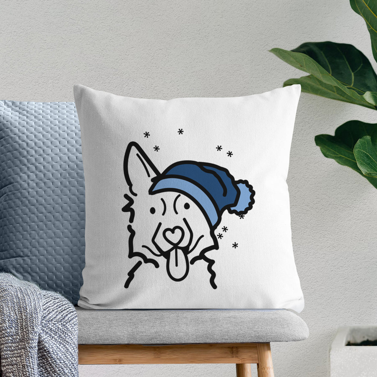 Love Always German Shepherd - Throw Pillow Cover