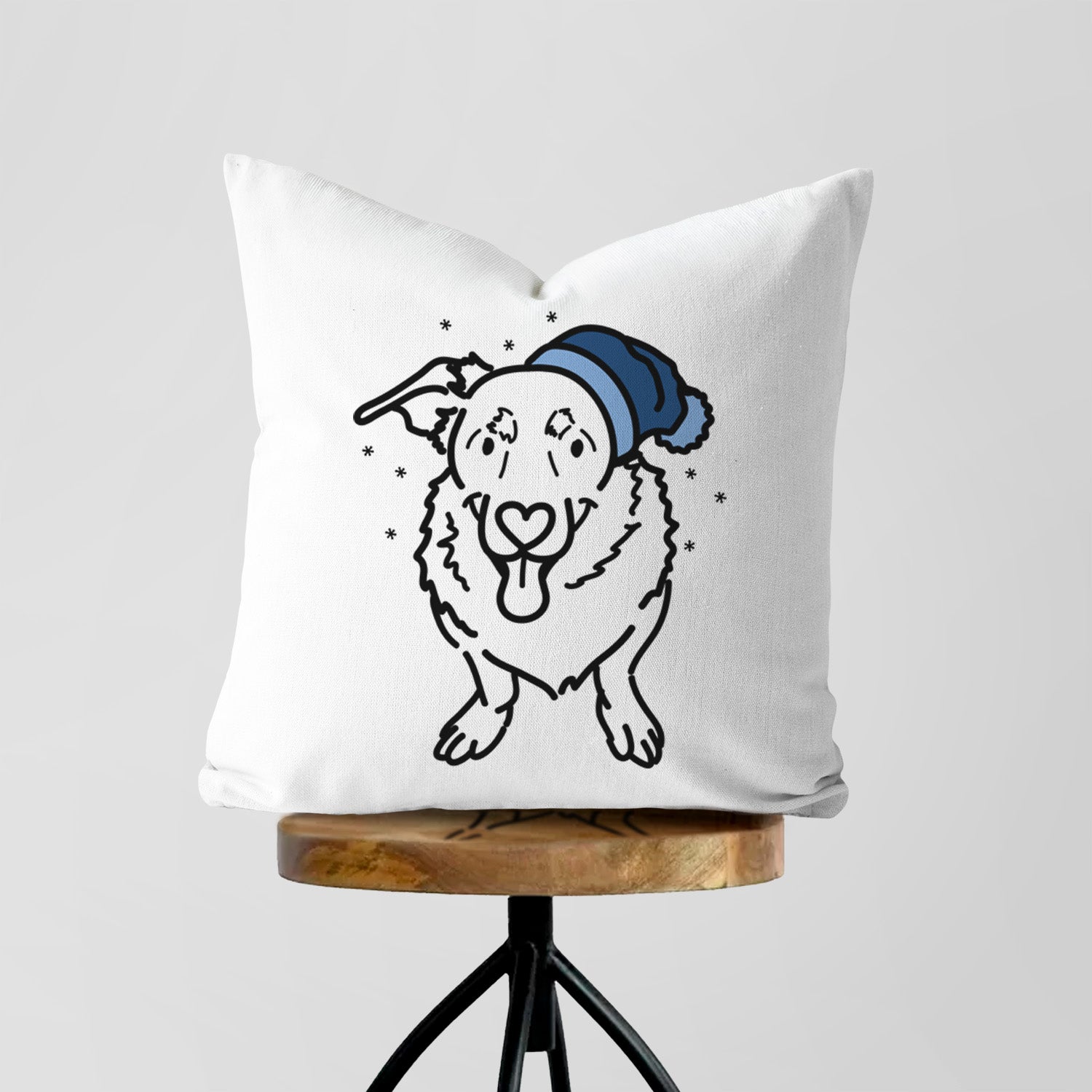 Love Always Basset Hound German Shepherd Mix - Gretchen -  Throw Pillow Cover