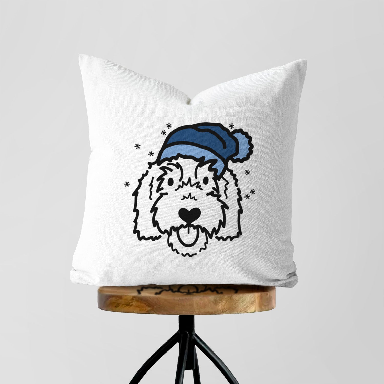 Love Always Goldendoodle - Gus -  Throw Pillow Cover