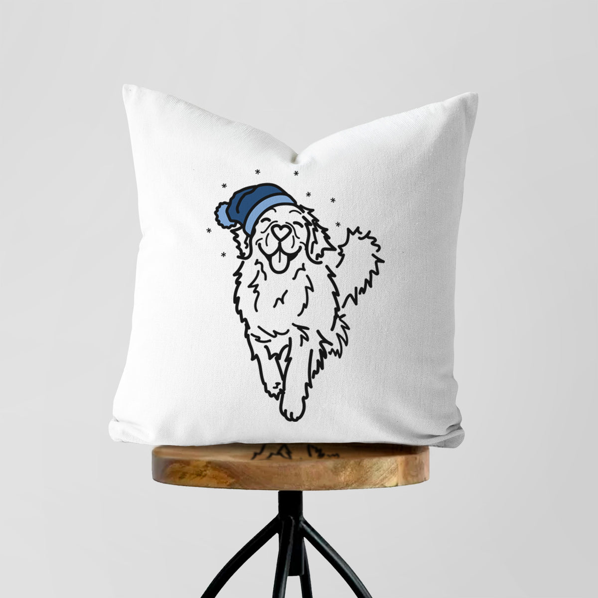 Love Always Golden Retriever - Hamlet -  Throw Pillow Cover