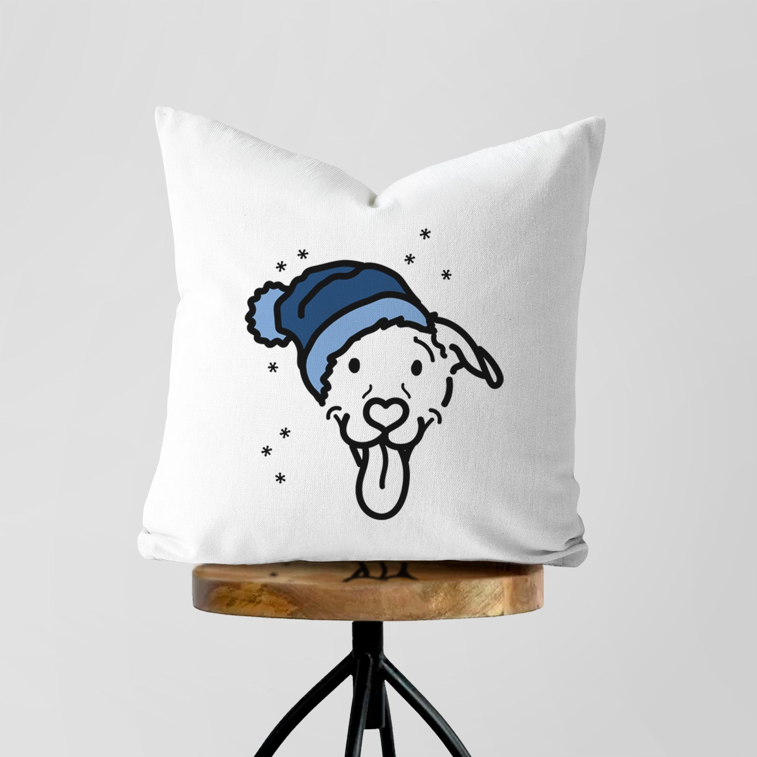 Love Always Pitbull Mix - Hemi -  Throw Pillow Cover