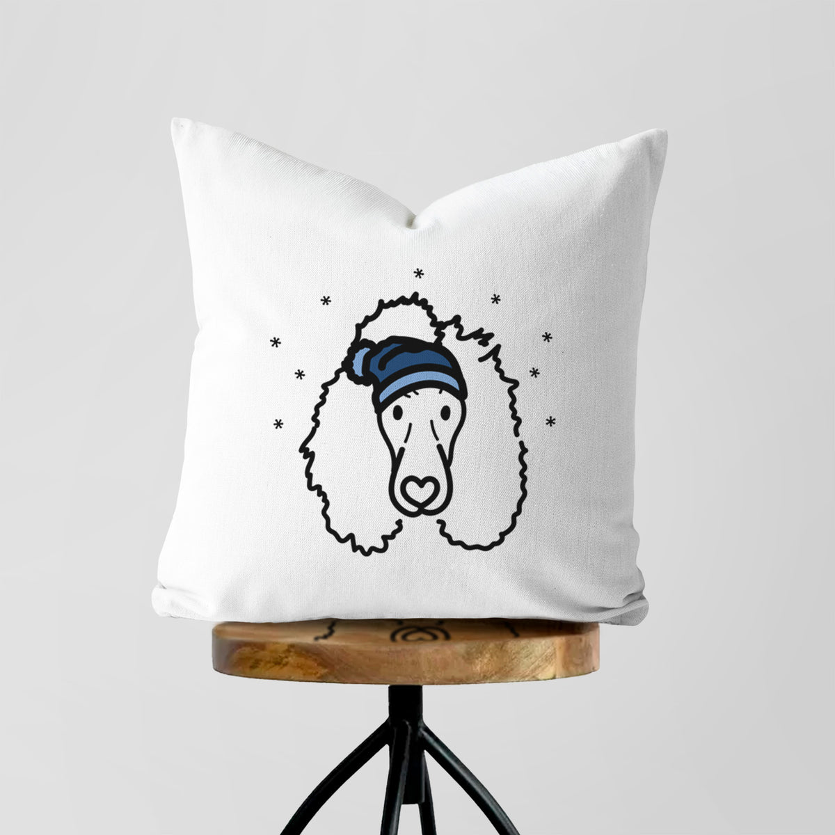 Love Always Standard Poodle - Jemma -  Throw Pillow Cover