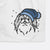 Frosty Japanese Chin - Macha - Decorative Hand Towel