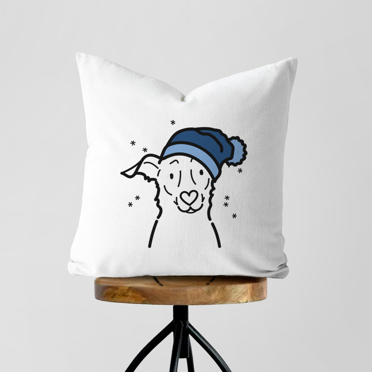 Love Always Border Collie Mix - Millie -  Throw Pillow Cover