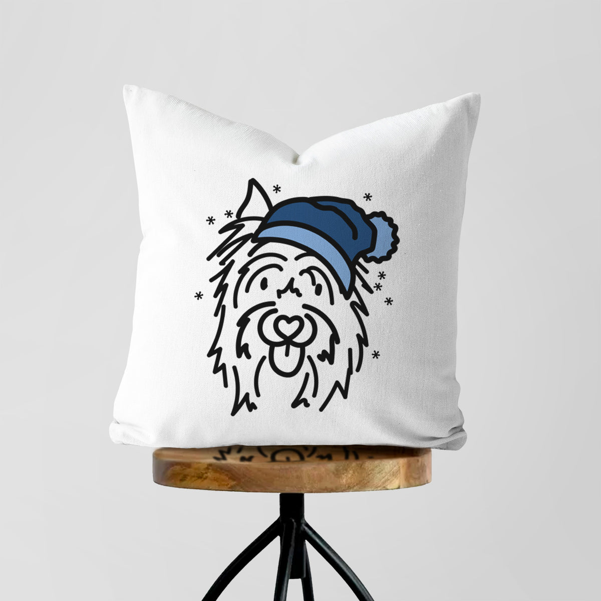 Love Always Silky Terrier - Monty -  Throw Pillow Cover
