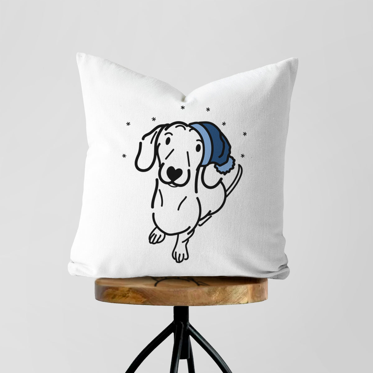 Love Always Dachshund - Moxie -  Throw Pillow Cover