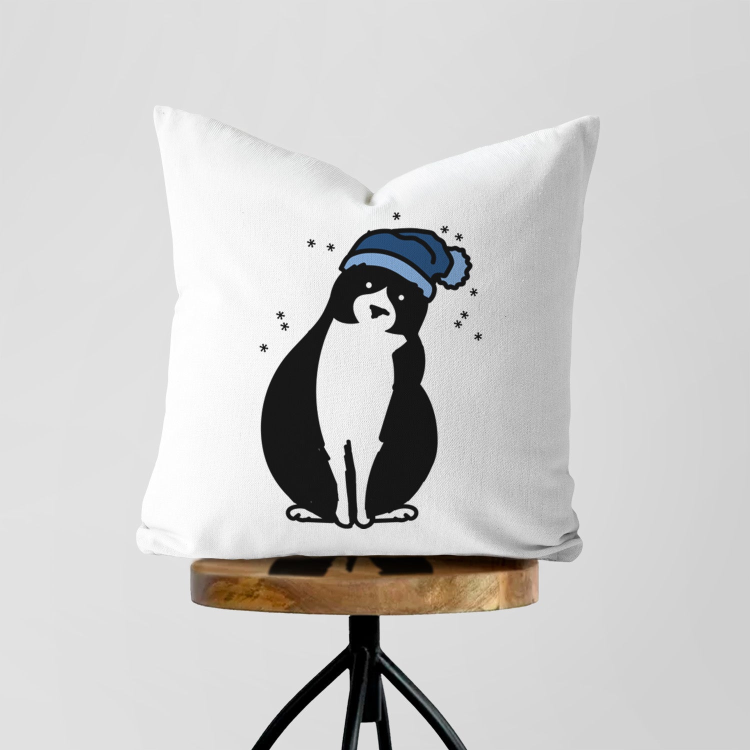 Love Always Tuxedo Cat - Oliver -  Throw Pillow Cover