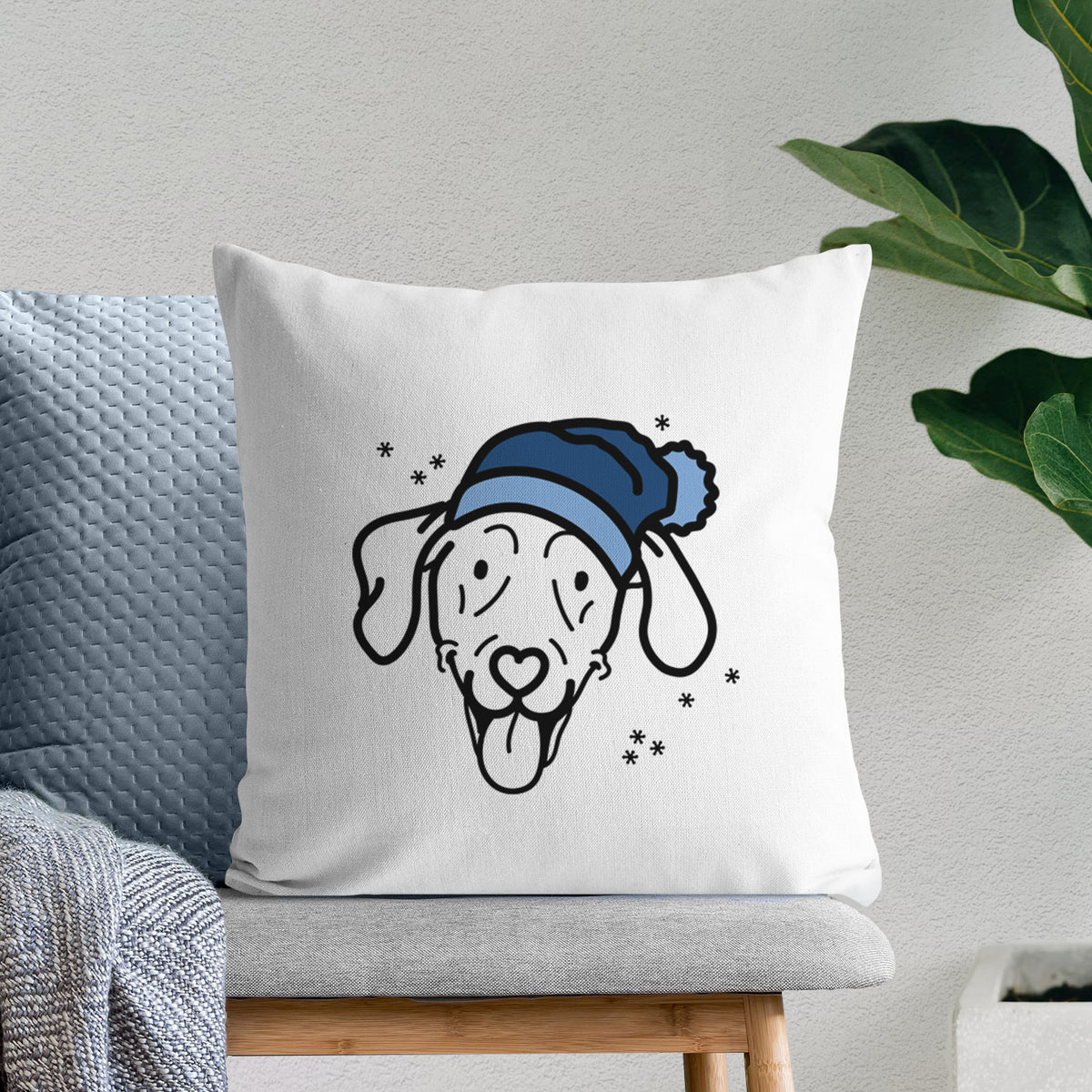 Love Always Weimaraner - Paco Lobo -  Throw Pillow Cover