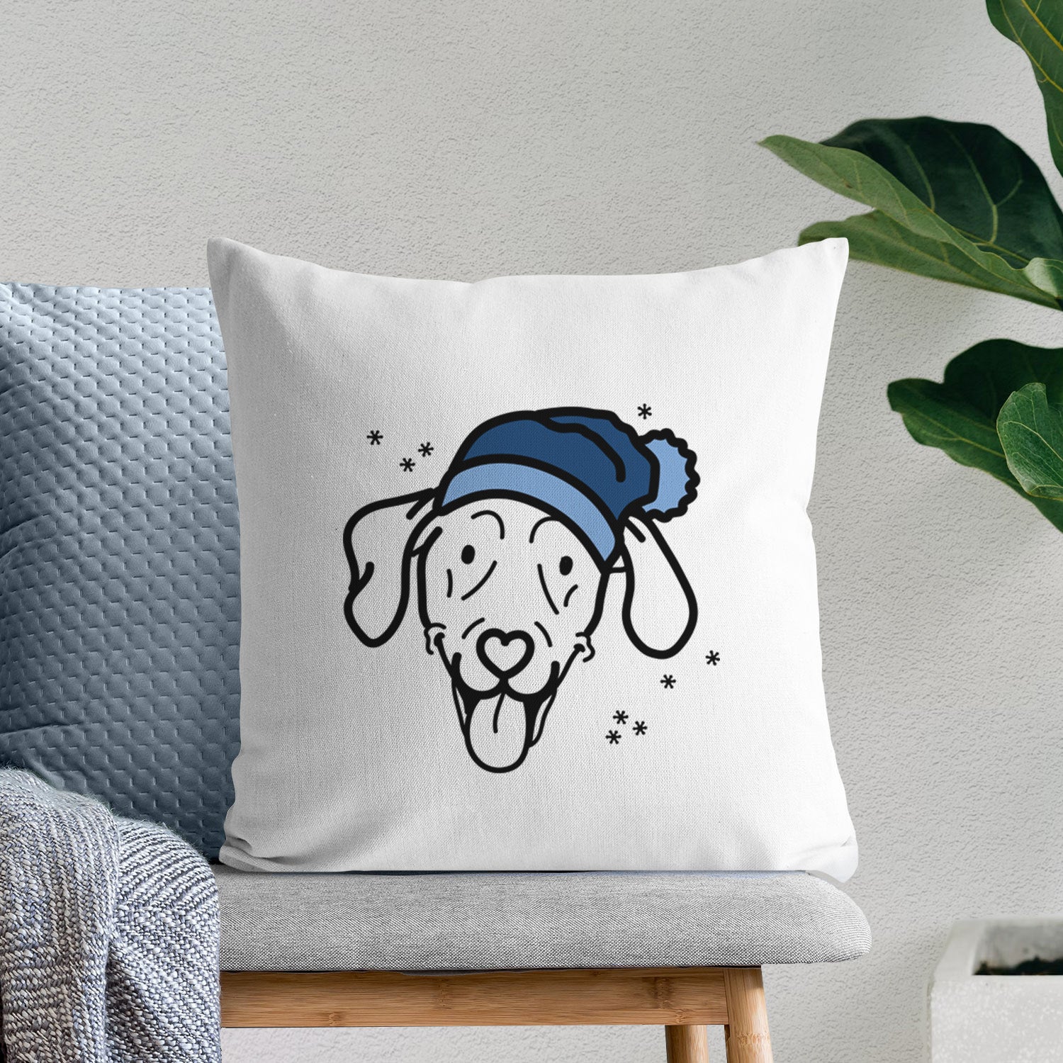 Love Always Weimaraner - Paco Lobo -  Throw Pillow Cover